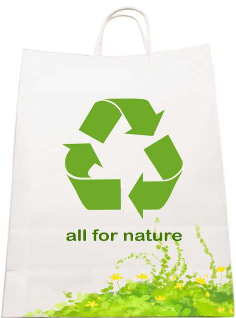 umweltfreundliche Papiertasche-Marketing