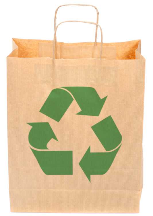 Papiertaschen und Umweltschutz